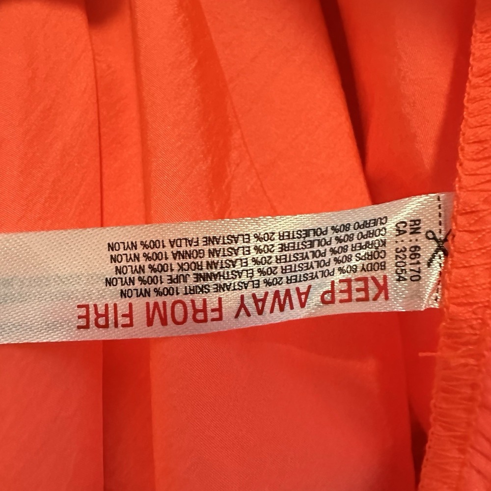NEW Free People Movement Field Day Skort Skirt Ruffle Bright Coral  Size Small - Picture 8 of 9
